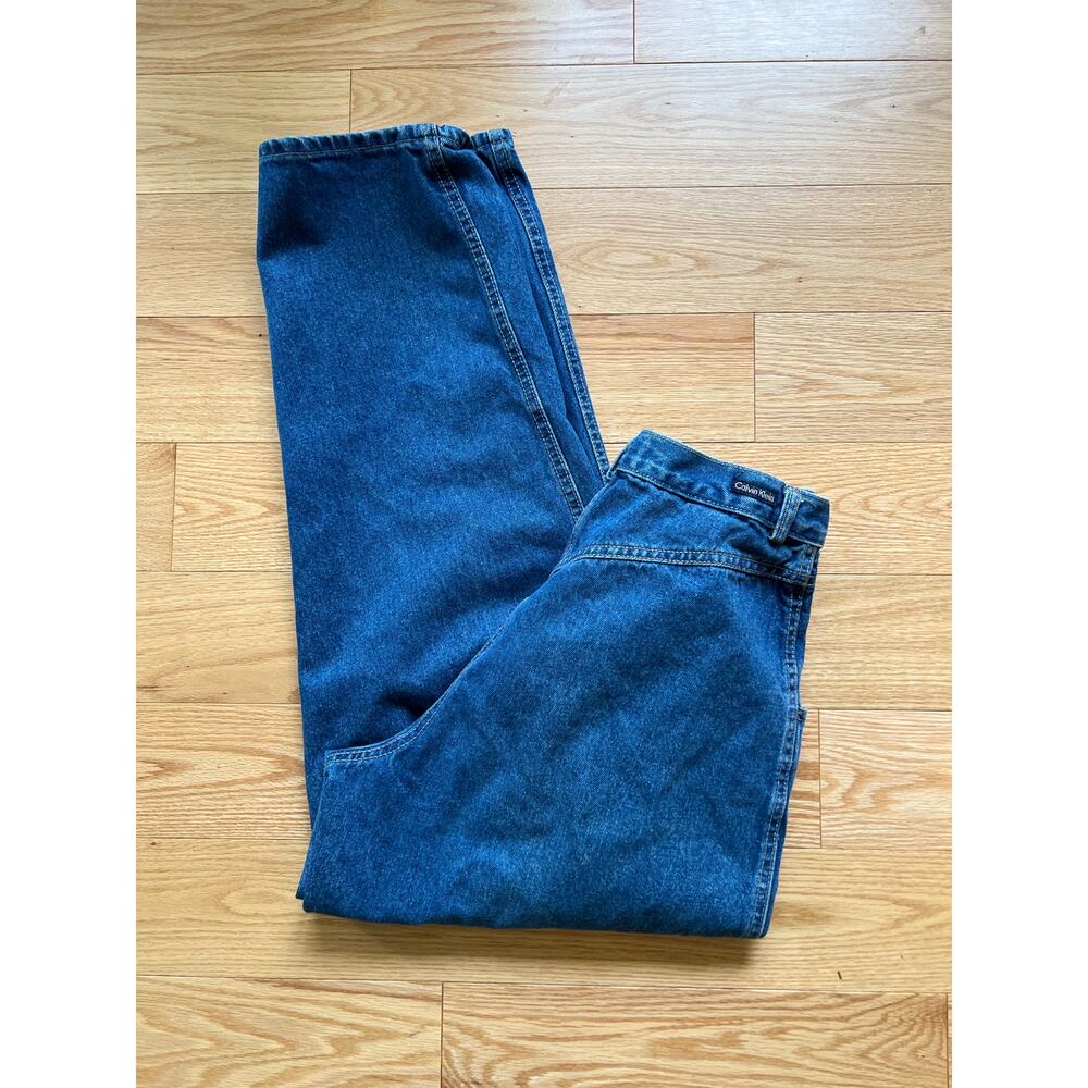 Vintage Calvin Klein Mom Jeans Relaxed Fit 100% Cotton Size 12 JL
